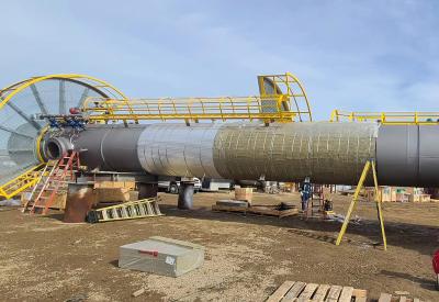 Tank heat trace, insulation and cladding for project in USA