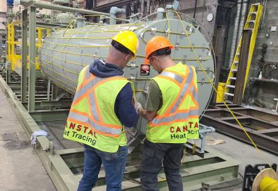 Heat Trace for Vessel for project in South America.