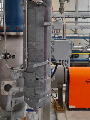 Supply and install heat trace insulated removable blanket for industrial pipes and tanks. project located in Oregon USA.