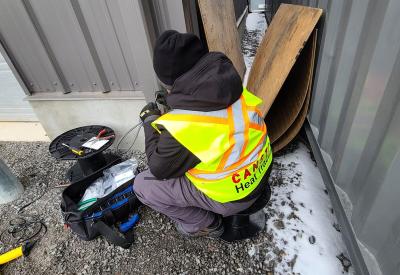 Heat Trace system supplied and installed by Canstal’s team for building in New York USA.