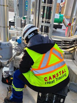 industrial pipes heat trace Alaska USA