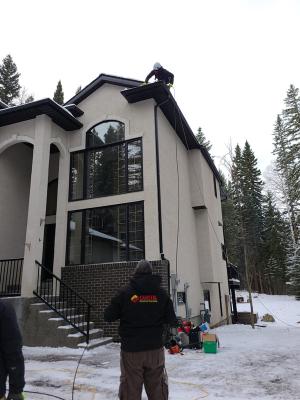 Heat Trace_Snow melting_de-icing system for custom home in Bragg Creek Alberta Canada