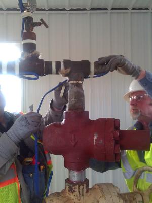 Heat Trace cable installed for industrial pipes for client in Nebraska USA.