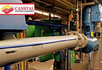 Industrial pipe heat trace using slef regulating heat trace cable for a project in fort MacLeod Alberta Canada.