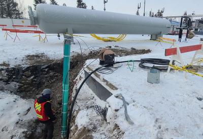 In Pipe and tank heat trace and insulation completed in fort Saskatchewan