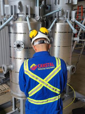 Tank heat trace and insulation